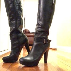 Guess Black Floria Boot Size 7M